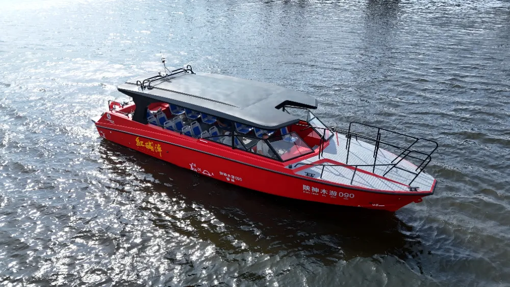 12.80m aluminium passasiersboot