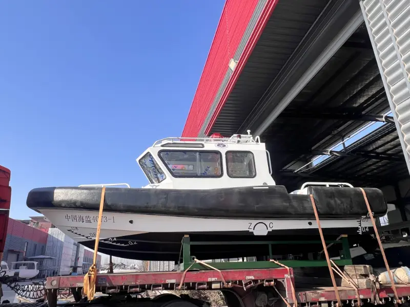 Lawada®-seiljag het 'n 7,8 m aluminium wetstoepassingspatrollieboot suksesvol afgelewer