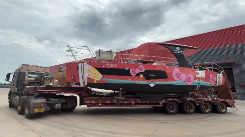 Lawada®-jagte lewer 10,25 m-katamaran-passasiersseilboot suksesvol af